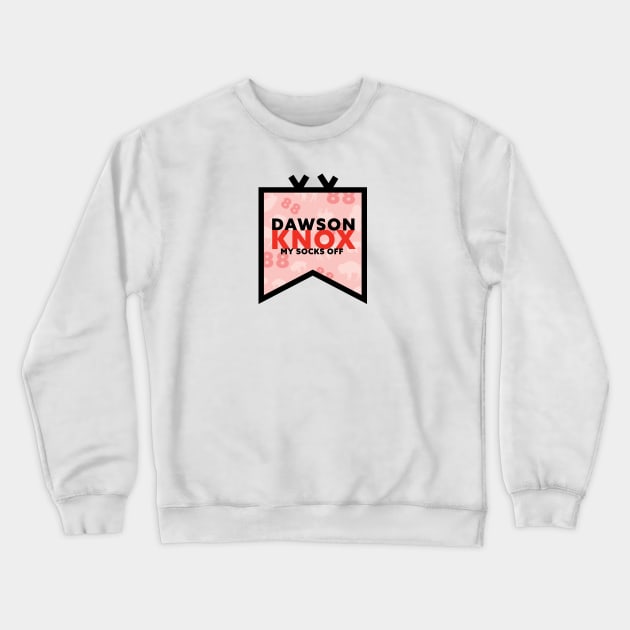 Knox My Socks Black Crewneck Sweatshirt by gabdefazio